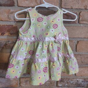 Infant Summer Dress with matching diaper cover